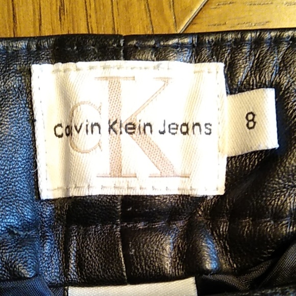 Calvin Klein Leather Pants - Picture 5 of 7